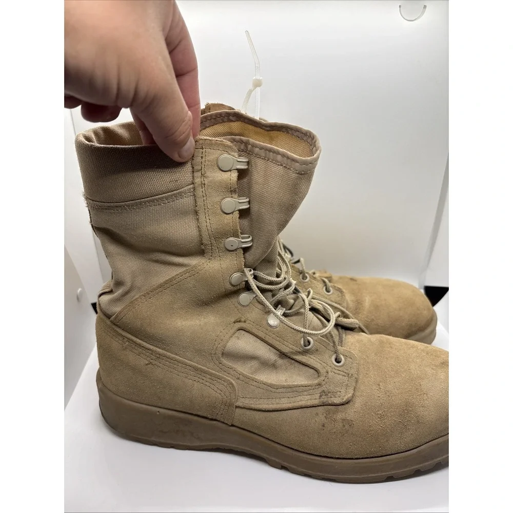 Belleville 390DES Mens 11 R Desert Tan Suede Outdoor Tactical Military Boots